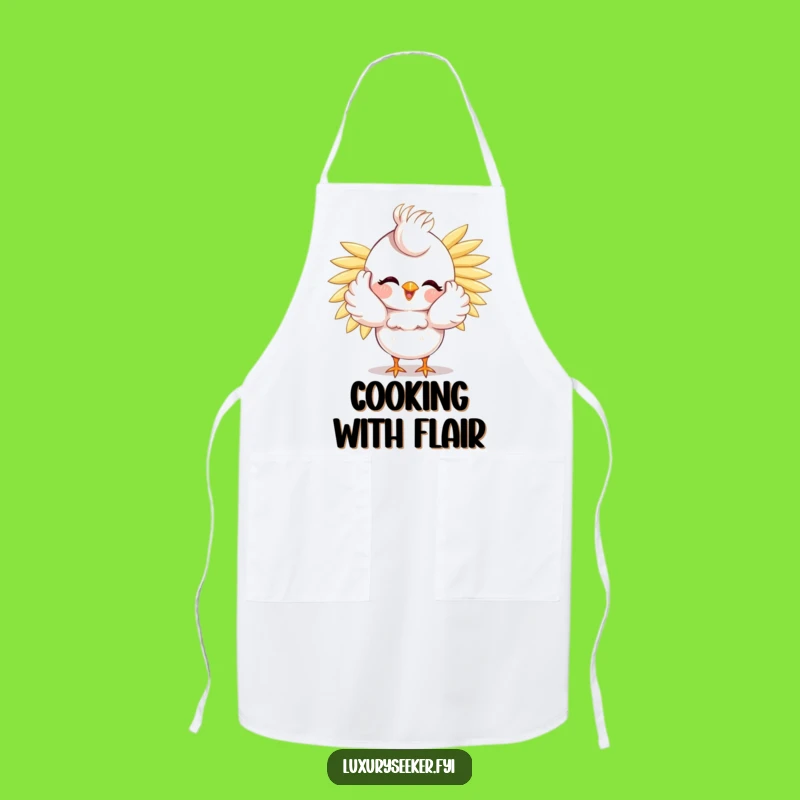 Funny Bird Apron: Hilarious Kitchen Wear for a Feathered Chef
