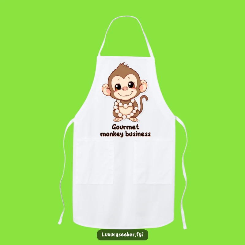 Funny Monkey Apron: Hilarious Kitchen Wear for a Primate Chef