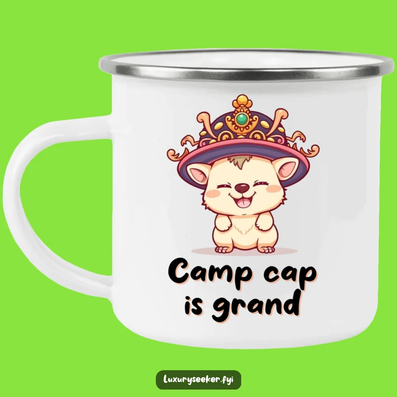 Funny Explorer Creature Mug: Big Hat Adventure Companion, Perfect Funny Gift