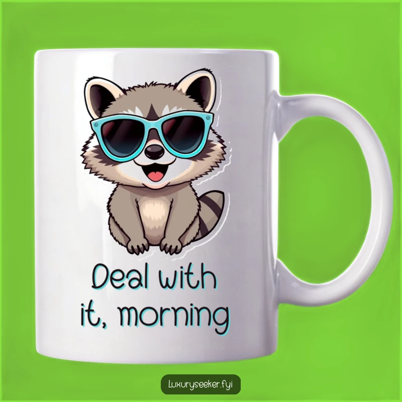 Funny Raccoon Sunglasses Mug: A Hilarious Gift for the Coolest Person You Know