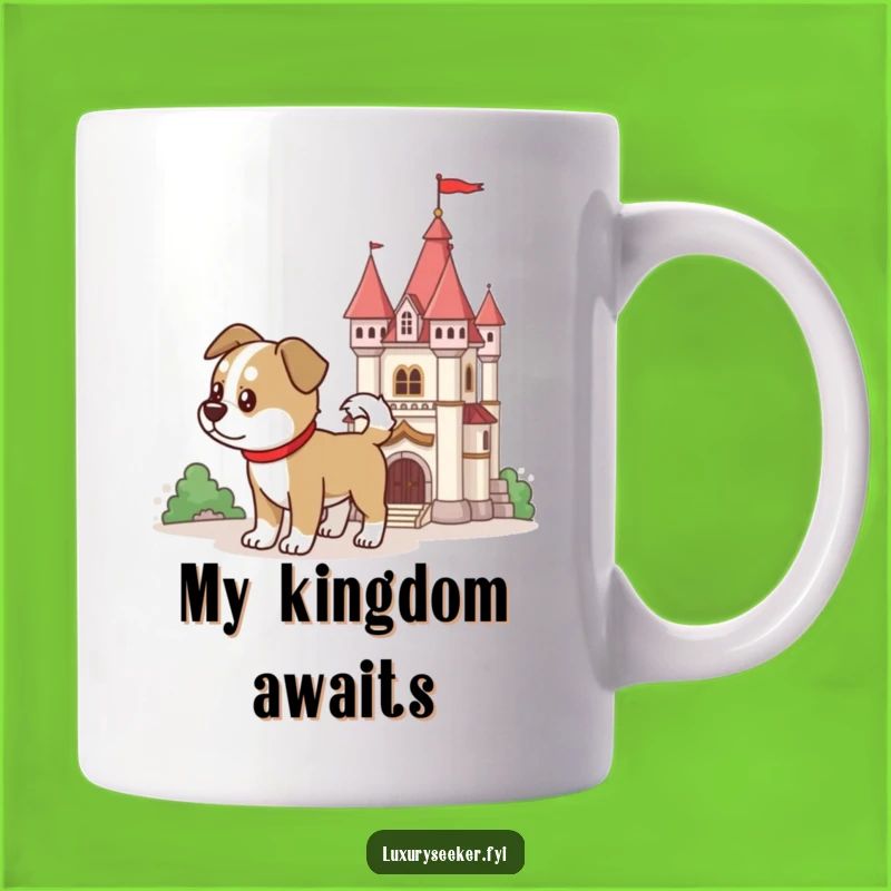 Funny Dog Castle Mug - Loyal Companion Gift for Dog Lovers