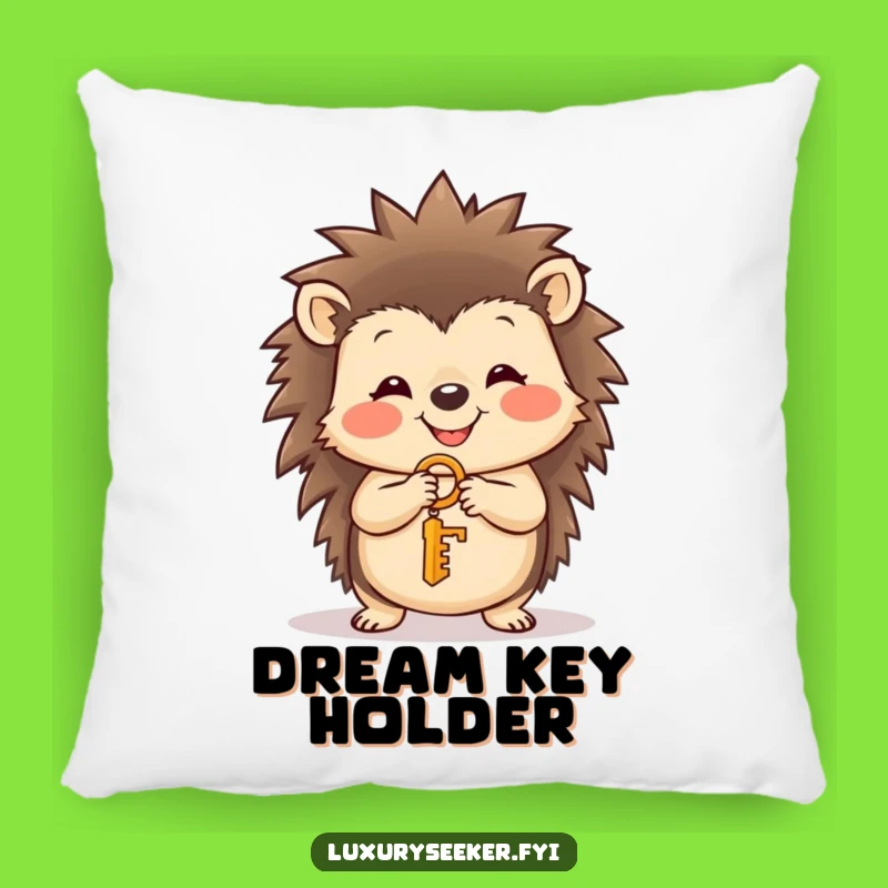 Funny Hedgehog Key Pillow: Cozy Cuteness for a Comfy, Happy Funny Gift