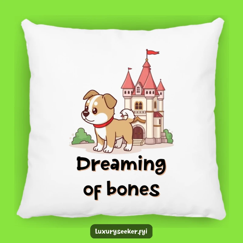 Funny Dog Castle Pillow - Cozy Comfort with Canine Charm Gift