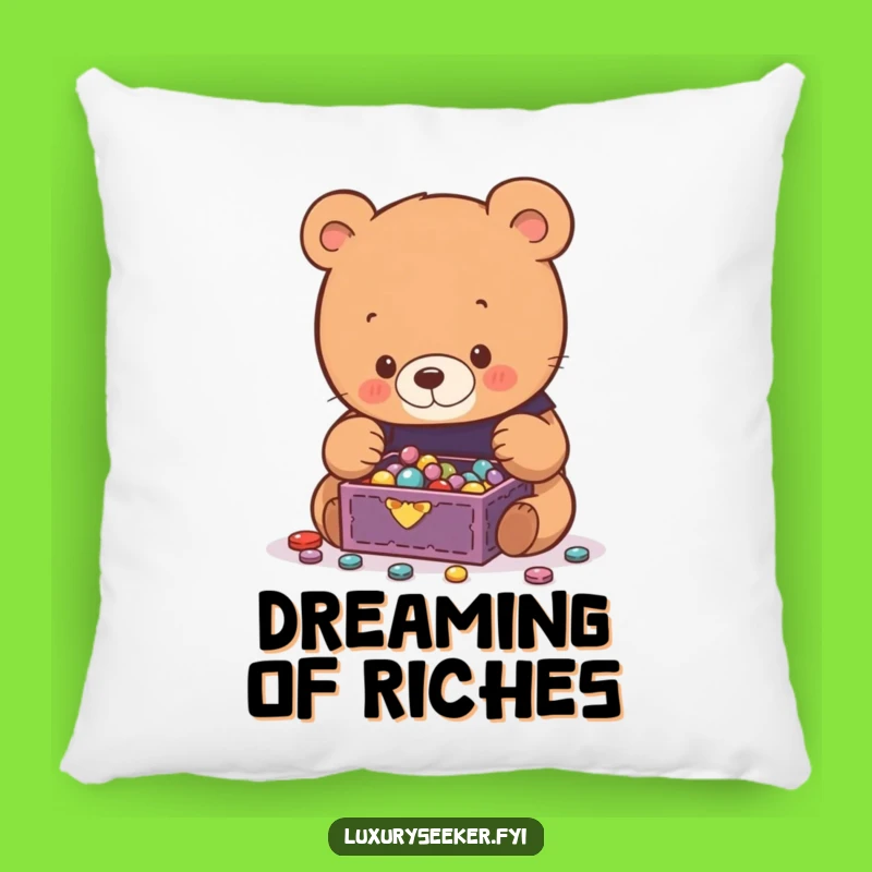 Funny Bear Jewelry Pillow: Snuggle Up with This Adorable Treasure Gift