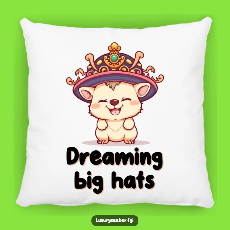 Funny Creature Pillow: Mischievous Hat Comfort, Perfect Funny Gift Accent
