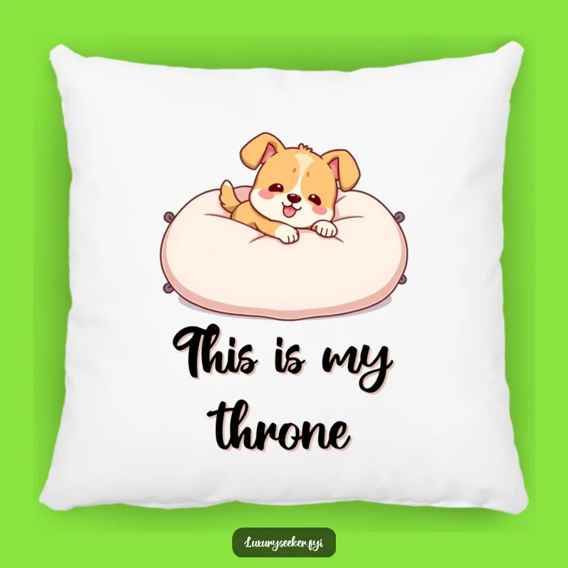 Funny Dog Pillow Pillow: Cheerful Comfort for Your Cozy Spot!