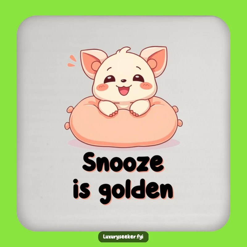 Funny Creature Drink Coaster: Protect Surfaces with Hilarious Happy Sigh Style