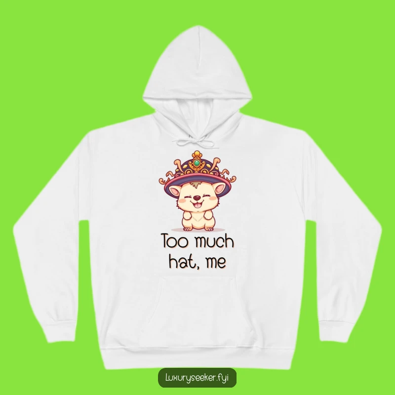 Cozy Funny Creature Hoodie: Mischievous Hat Fun, Warm & Hilarious Funny Gift