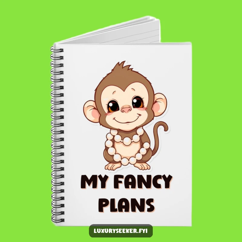 Funny Monkey Notebook: Hilarious Journal for Mischievous Ideas & Notes