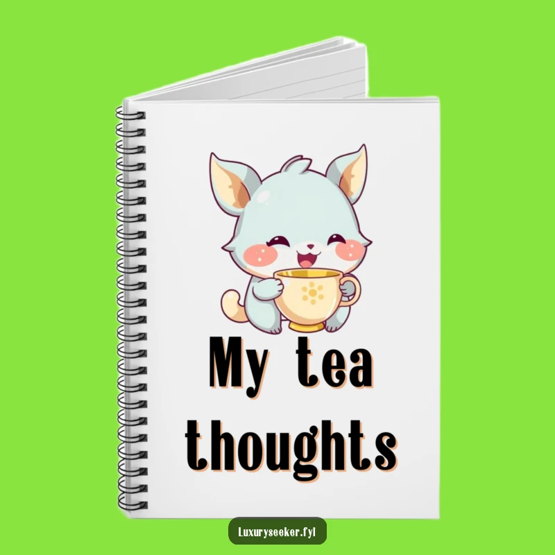 Funny Tea Creature Notebook: Perfect Funny Gift for Journaling and Tea Enthusiasts