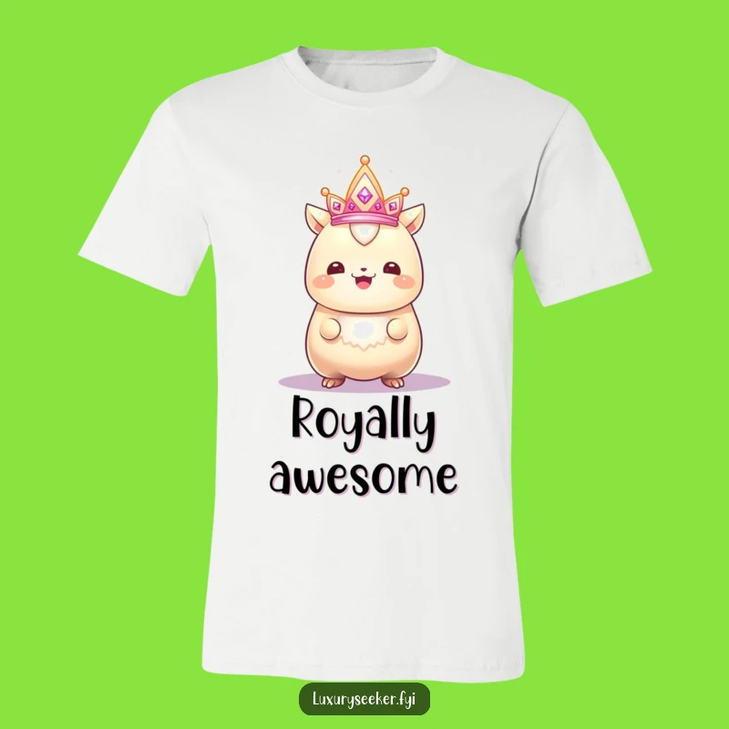 Funny Proud Creature T-Shirt: Sparkling Crown & Pride, Hilarious Regal Tee