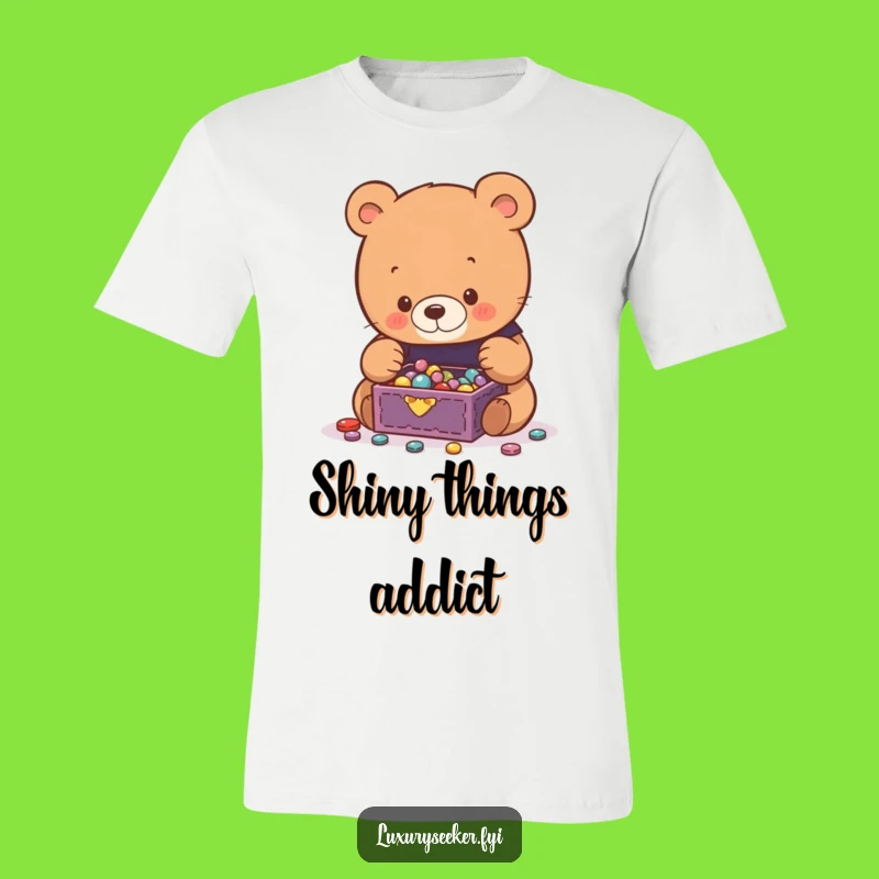 Funny Bear Jewelry T-Shirt: Wear Your Love for Sparkle with This Gift