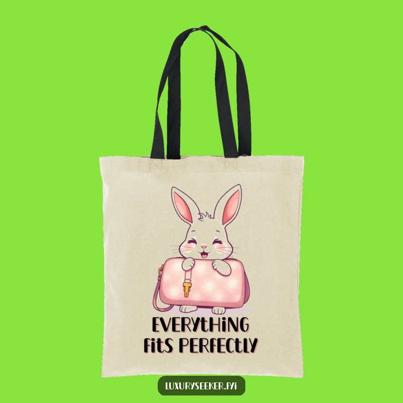 Funny Rabbit Handbag Tote Bag - Stylish Shopping Companion Funny Gift